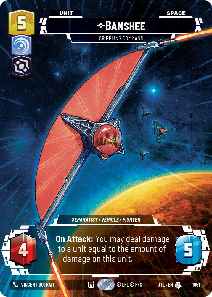 {SW-C}Banshee - Crippling Command (Prestige Foil) (1051) [Jump to Lightspeed]