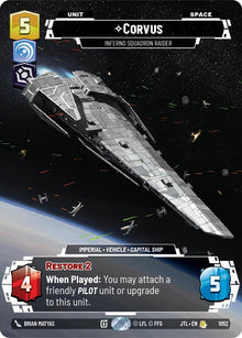 {SW-R}Corvus - Inferno Squadron Raider (Prestige Foil) (1052) [Jump to Lightspeed]