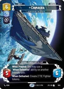 {SW-C}Chimaera - Reinforcing the Center (Prestige Foil) (1053) [Jump to Lightspeed]