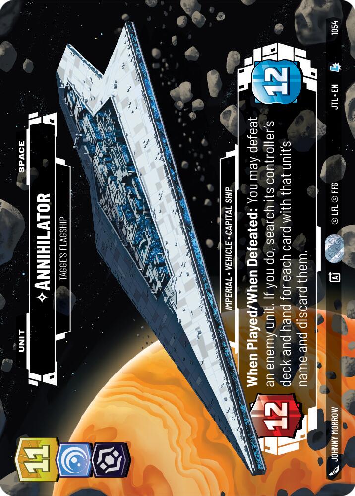 {SW-R}Annihilator - Tagge's Flagship (Prestige Foil) (1054) [Jump to Lightspeed]