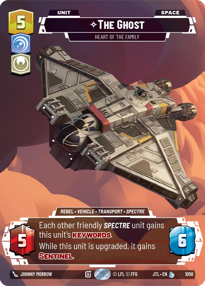 {SW-R}The Ghost - Heart of the Family (Prestige Foil) (1056) [Jump to Lightspeed]