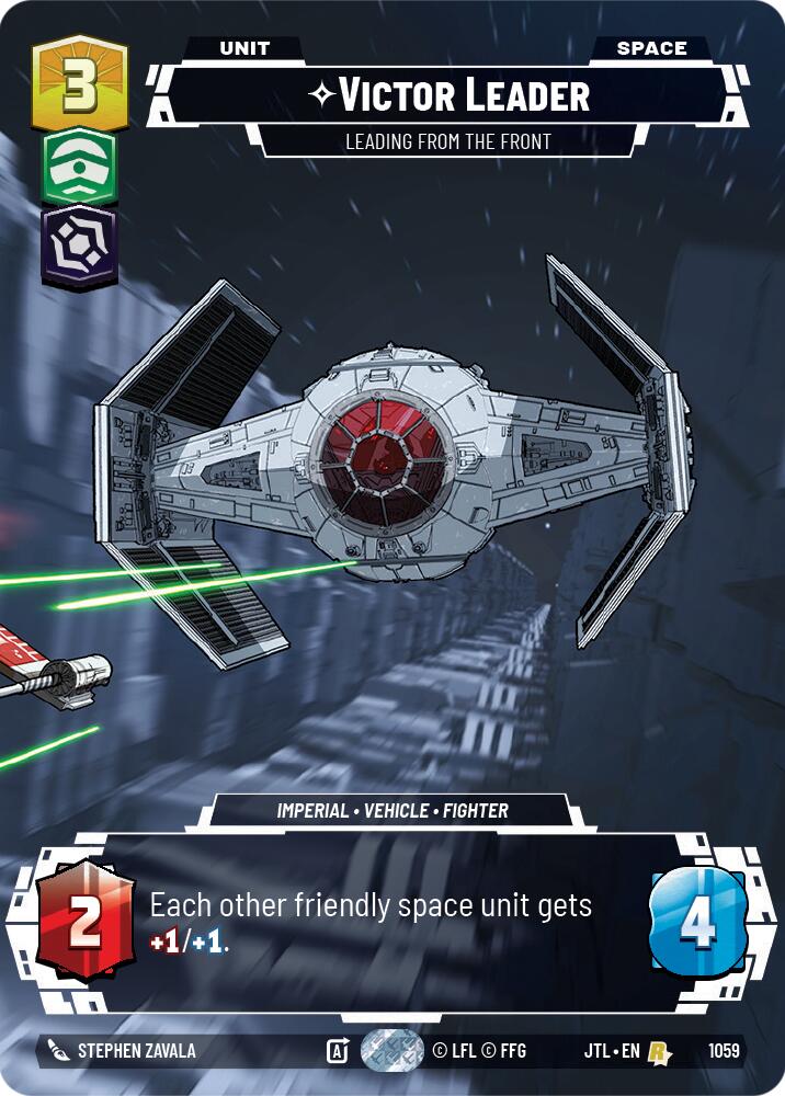 {SW-R}Victor Leader - Leading from the Front (Prestige Foil) (1059) [Jump to Lightspeed]