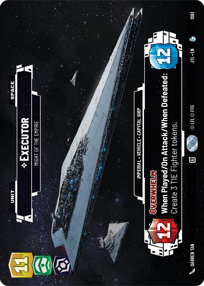 {SW-R}Executor - Might of the Empire (Prestige Foil) (1061) [Jump to Lightspeed]
