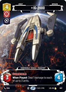 {SW-R}IG-2000 - Assassin's Aggressor (Prestige Foil) (1067) [Jump to Lightspeed]
