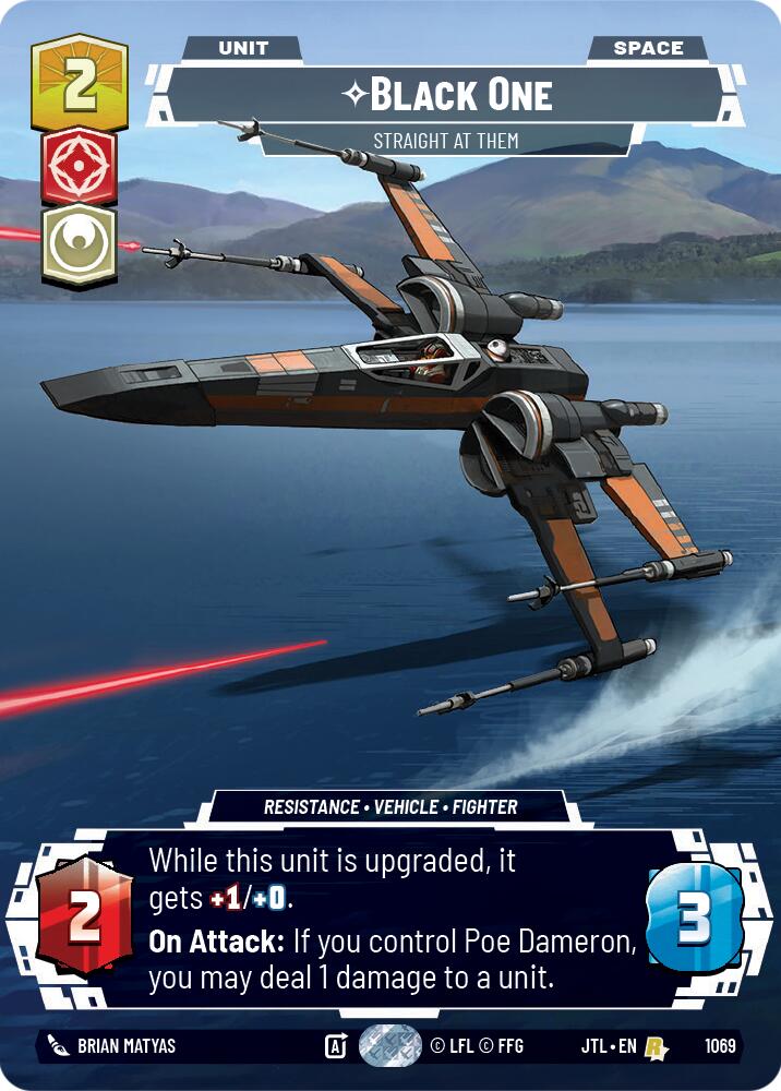 {SW-R}Black One - Straight At Them (Prestige Foil) (1069) [Jump to Lightspeed]