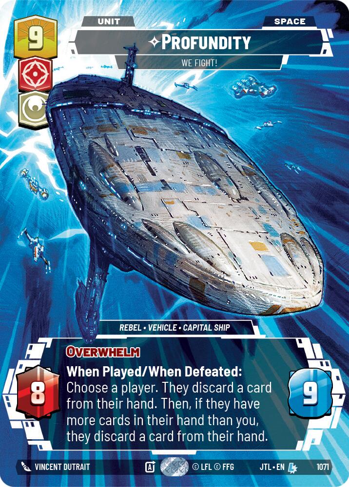 {SW-R}Profundity - We Fight! (Prestige Foil) (1071) [Jump to Lightspeed]