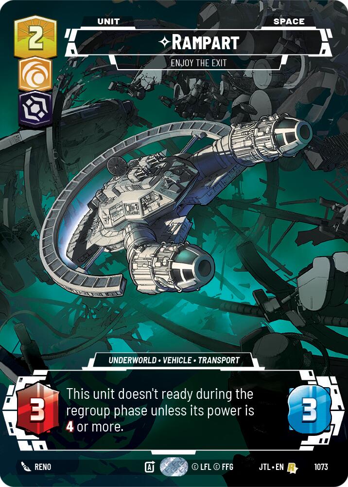{SW-R}Rampart - Enjoy the Exit (Prestige Foil) (1073) [Jump to Lightspeed]