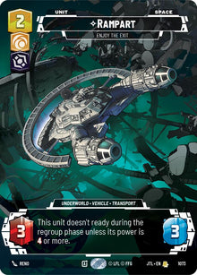 {SW-R}Rampart - Enjoy the Exit (Prestige Foil) (1073) [Jump to Lightspeed]