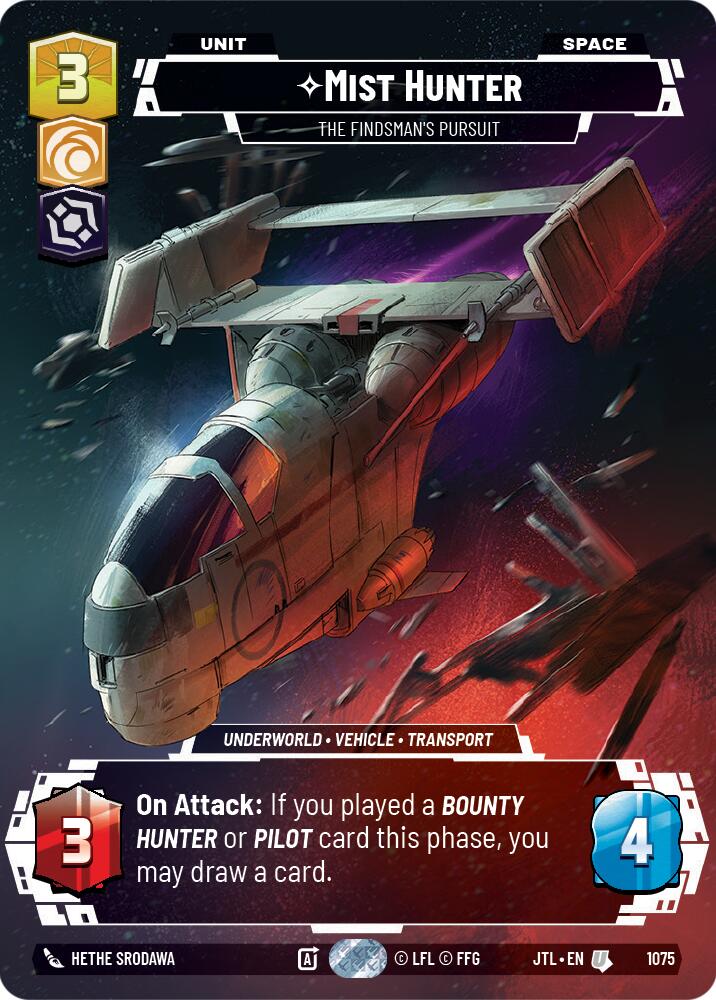 {SW-C}Mist Hunter - The Findsman's Pursuit (Prestige Foil) (1075) [Jump to Lightspeed]