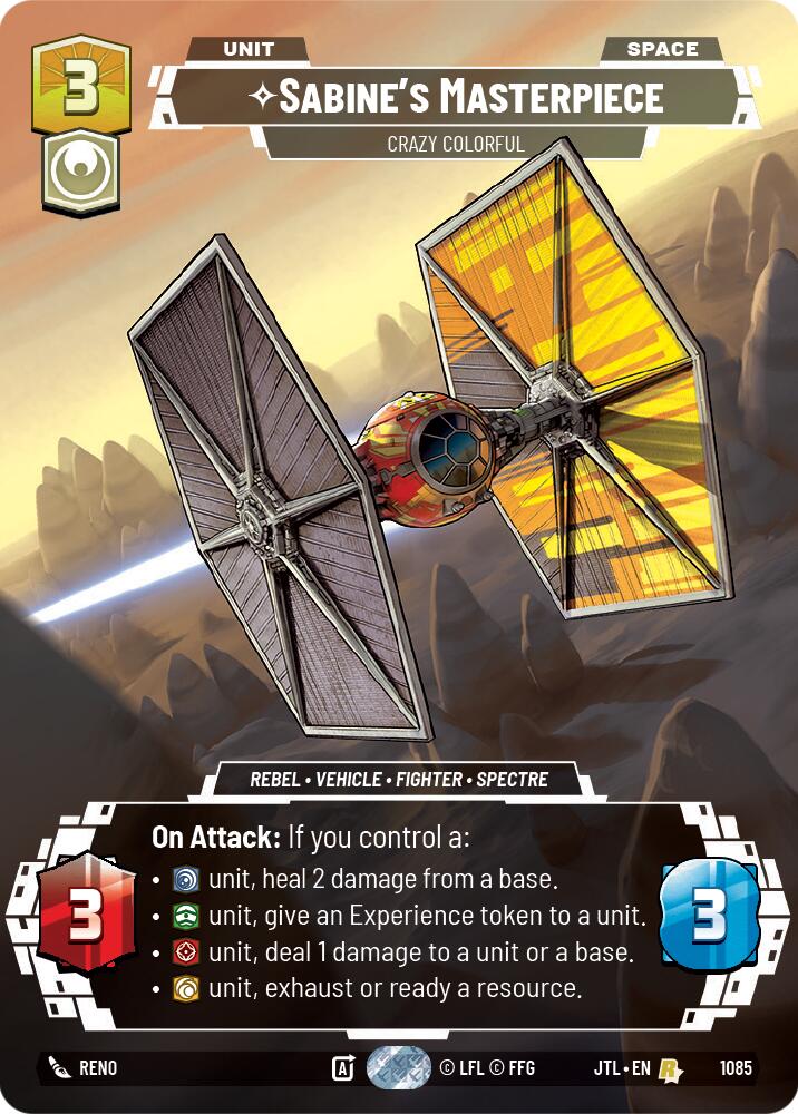 {SW-R}Sabine's Masterpiece - Crazy Colorful (Prestige Foil) (1085) [Jump to Lightspeed]