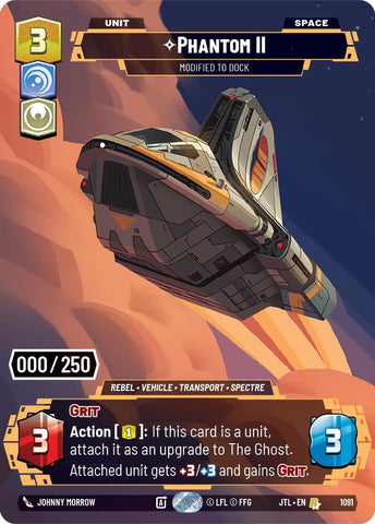 {SW-SH}Phantom II - Modified to Dock (Serialized) (1091) [Jump to Lightspeed]