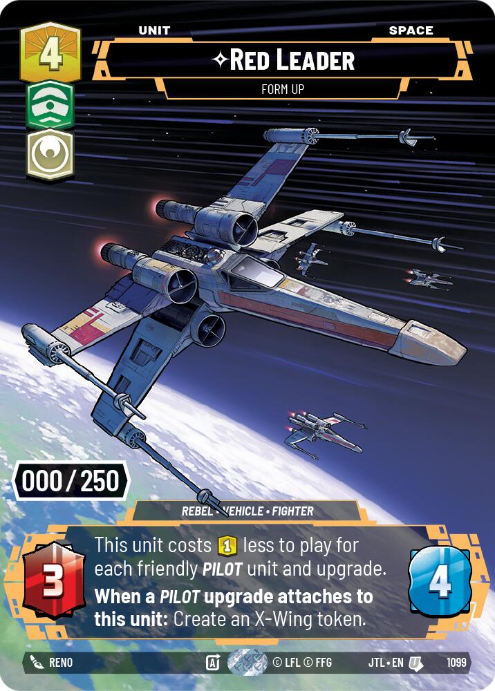 {SW-SH}Red Leader - Form Up (Serialized) (1099) [Jump to Lightspeed]