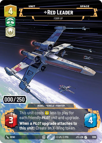 {SW-SH}Red Leader - Form Up (Serialized) (1099) [Jump to Lightspeed]