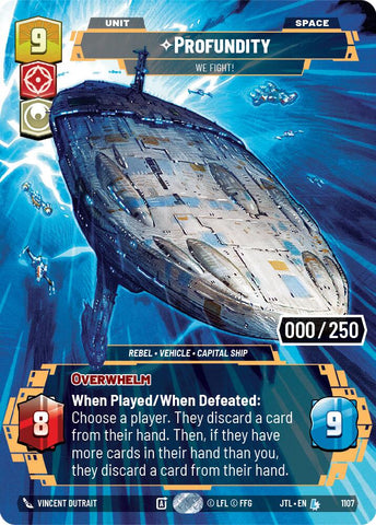 {SW-SH}Profundity - We Fight! (Serialized) (1107) [Jump to Lightspeed]