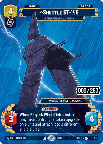 {SW-SH}Shuttle ST-149 - Under Krennic's Authority (Serialized) (1119) [Jump to Lightspeed]