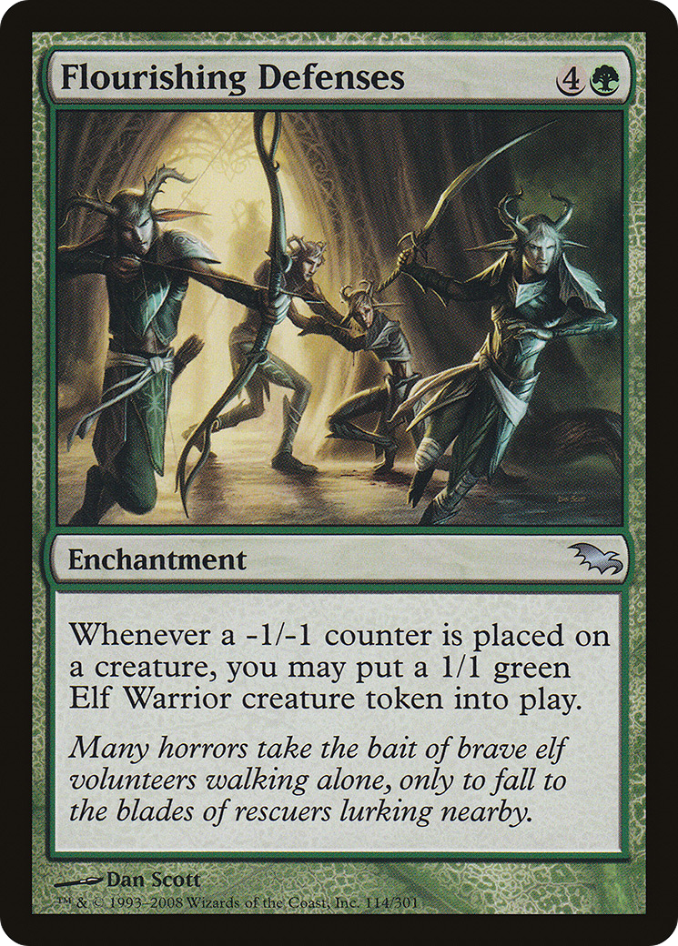 {C} Flourishing Defenses [Shadowmoor][SHM 114]