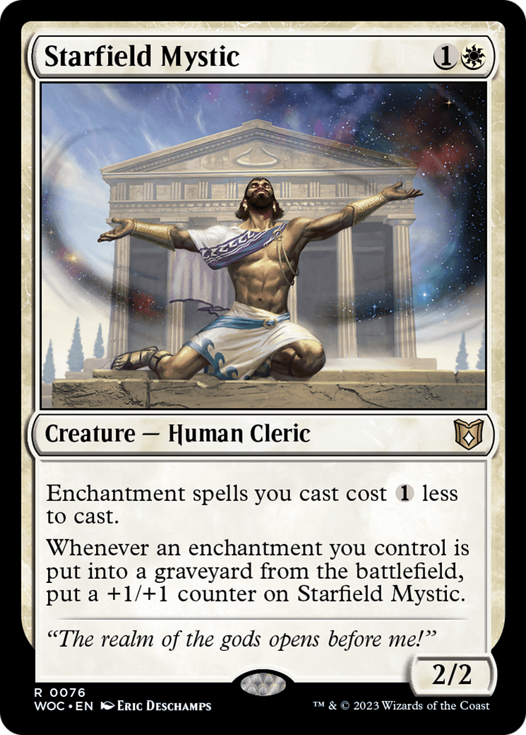 {R} Starfield Mystic [Wilds of Eldraine Commander][WOC 076]