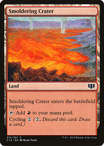 {C} Smoldering Crater [Commander 2014][C14 312]