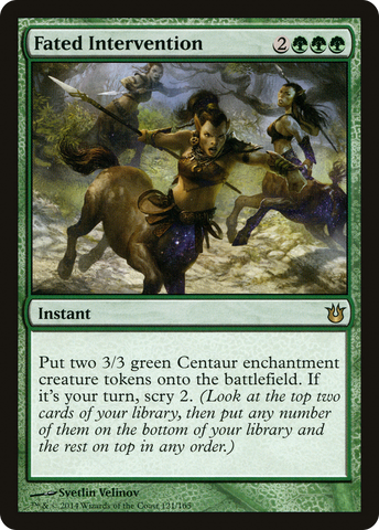 {R} Fated Intervention [Born of the Gods][BNG 121]