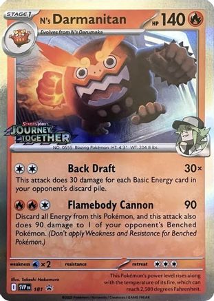 [PKM] N's Darmanitan (181) [Scarlet & Violet: Black Star Promos]