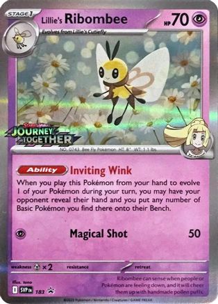 [PKM] Lillie's Ribombee (183) [Scarlet & Violet: Black Star Promos]