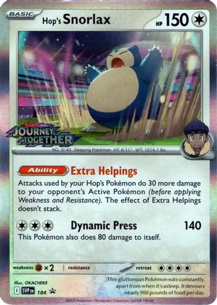[PKM] Hop's Snorlax (184) [Scarlet & Violet: Black Star Promos]