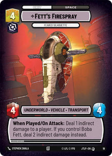 {SW-R}Fett's Firespray - Feared Silhouette (18) [Jump to Lightspeed: Weekly Play Promo]