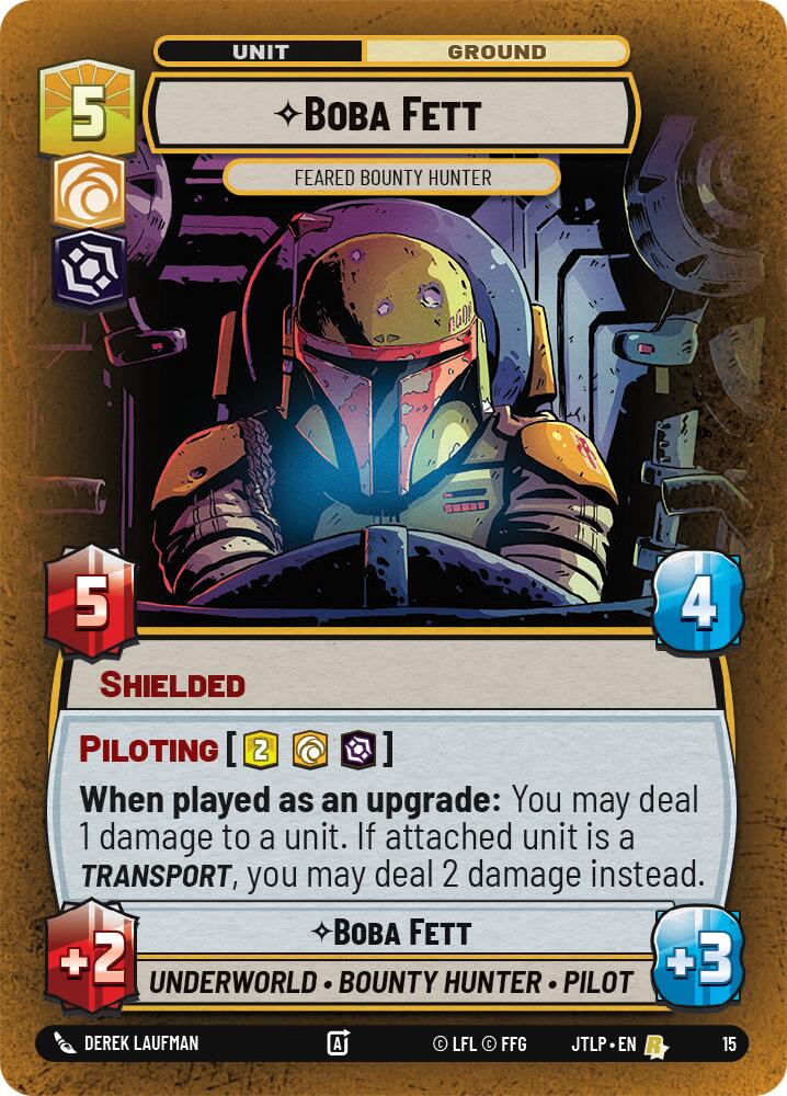 {SW-R}Boba Fett - Feared Bounty Hunter (15) [Jump to Lightspeed: Weekly Play Promo]