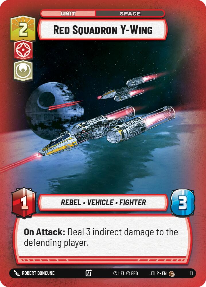 {SW-C}Red Squadron Y-Wing (11) [Jump to Lightspeed: Weekly Play Promo]