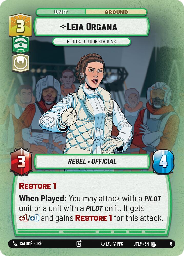 {SW-C}Leia Organa - Pilots, To Your Stations (5) [Jump to Lightspeed: Weekly Play Promo]