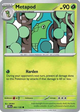 [PKM] Metapod (002/159) [Scarlet & Violet: Journey Together]