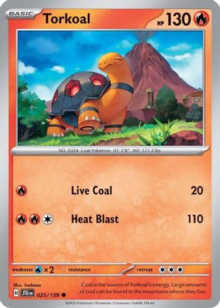 [PKM] Torkoal (025/159) [Scarlet & Violet: Journey Together]
