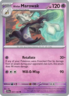 [PKM] Alolan Marowak (057/159) [Scarlet & Violet: Journey Together]