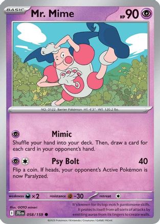 [PKM] Mr. Mime (058/159) [Scarlet & Violet: Journey Together]