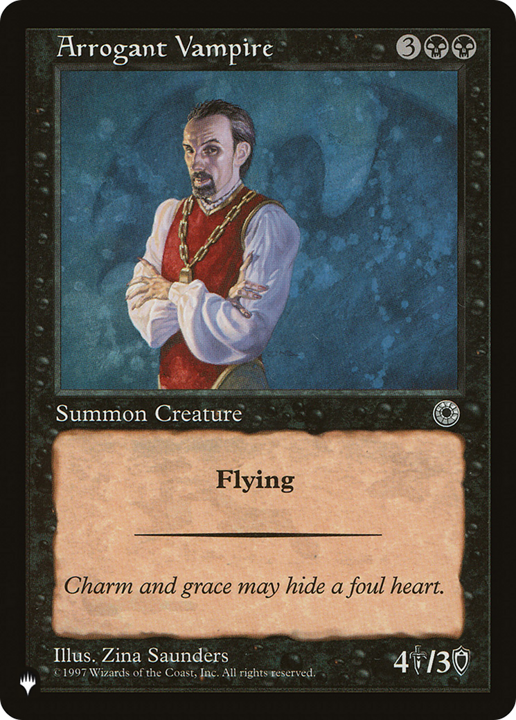 Arrogant Vampire [LIST ]