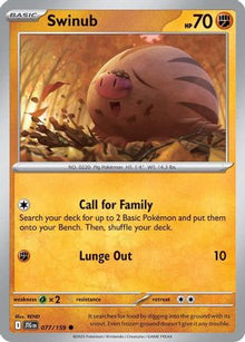 [PKM] Swinub (077/159) [Scarlet & Violet: Journey Together]