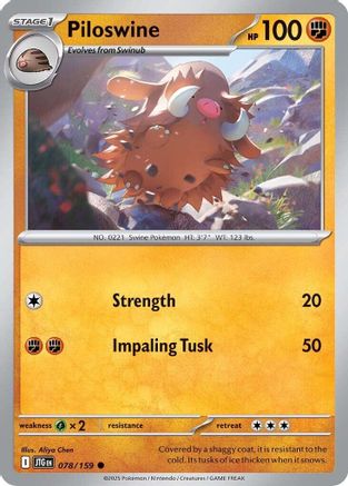[PKM] Piloswine (078/159) [Scarlet & Violet: Journey Together]
