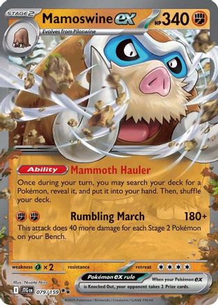 [PKM] Mamoswine ex (079/159) [Scarlet & Violet: Journey Together]