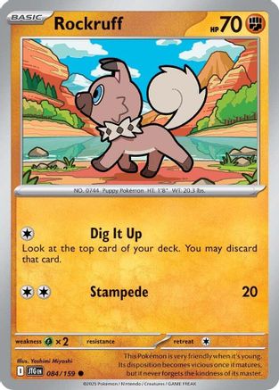 [PKM] Rockruff (084/159) [Scarlet & Violet: Journey Together]