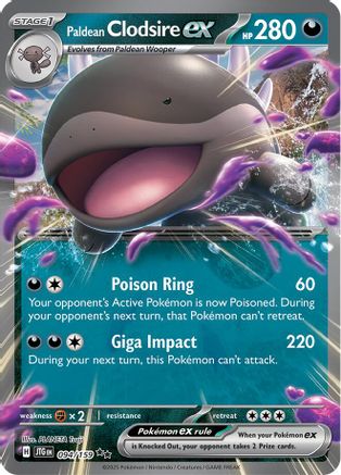 [PKM] Paldean Clodsire ex (094/159) [Scarlet & Violet: Journey Together]