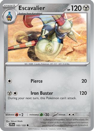 [PKM] Escavalier (102/159) [Scarlet & Violet: Journey Together]