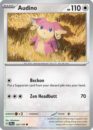 [PKM] Audino (124/159) [Scarlet & Violet: Journey Together]