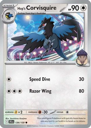 [PKM] Hop's Corvisquire (134/159) [Scarlet & Violet: Journey Together]