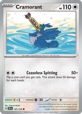 [PKM] Cramorant (137/159) [Scarlet & Violet: Journey Together]