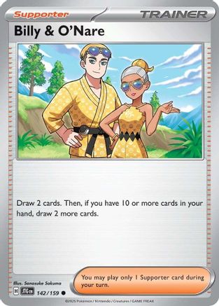 [PKM] Billy & O'Nare (142/159) [Scarlet & Violet: Journey Together]