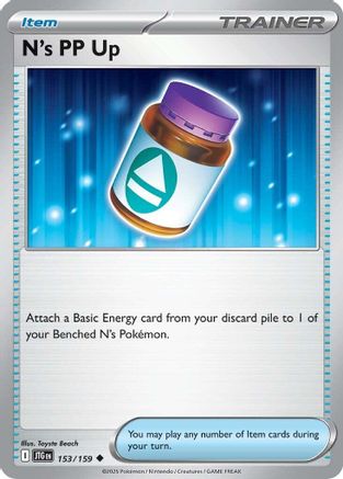 [PKM] N's PP Up (153/159) [Scarlet & Violet: Journey Together]