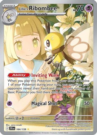 [PKM] Lillie's Ribombee (164/159) [Scarlet & Violet: Journey Together]