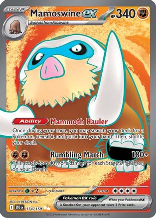 [PKM] Mamoswine ex (174/159) [Scarlet & Violet: Journey Together]