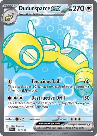 [PKM] Dudunsparce ex (178/159) [Scarlet & Violet: Journey Together]