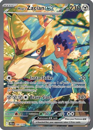 [PKM] Hop's Zacian ex (186/159) [Scarlet & Violet: Journey Together]